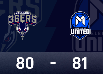 Báo cáo trận chiến NBL: Edwards ghi 25 điểm, Melbourne United đánh bại Adelaide 36ers 81-80
