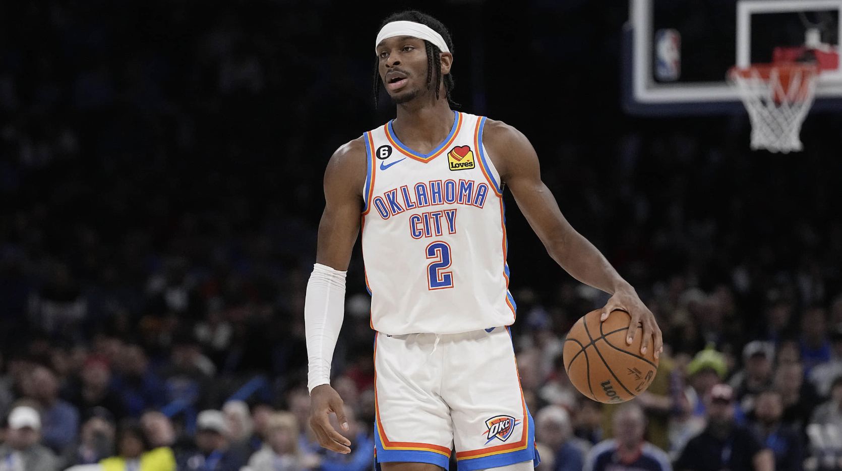 Hiệu quả khủng khiếp! Trong sáu trận vừa qua, SGA ghi trung bình 31,8 điểm trong 31,6 phút mỗi trận.