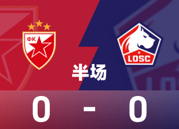 Hiệp 1 Europa League: Thế bế tắc chưa được phá vỡ, Sao Đỏ Belgrade 0-0 Lille